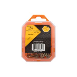 Honeybee 16-Piece Chipboard Screw Bronze 4 x 25mm Honeybee 16-Piece Chipboard Screw Bronze 4 x 25mm